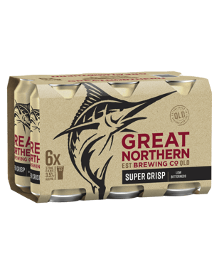Great Northern Brewing Co. Super Crisp 3.5% Lager Cans 375ml  6 Pack