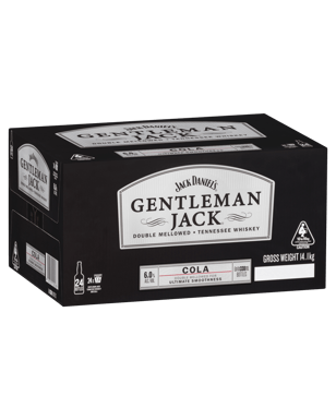 Gentleman Jack Rare Tennessee Whiskey & Cola 330ml  24 Case