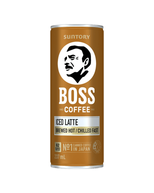 Suntory Boss Coffee Iced Latte 237ml  Can