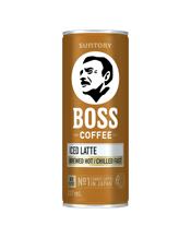 Suntory Boss Coffee Iced Latte 237ml  Can