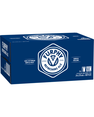 Furphy Original Refreshing Ale Bottles 375ml  24 Case