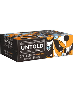 Untold Spiced Rum & Ginger Beer Cans 375ml  Can