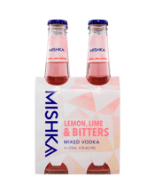 Mishka Vodka Lemon Lime Bitters Bottles 275ml  4 Pack