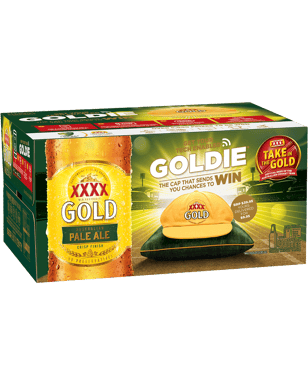 Xxxx Gold Australian Pale Ale Bottles 375ml  24 Case