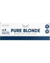 Pure Blonde Ultra Low Carb Lager Cans 375ml  24 Case