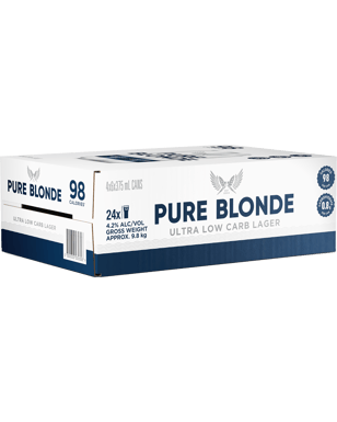 Pure Blonde Ultra Low Carb Lager Cans 375ml  24 Case