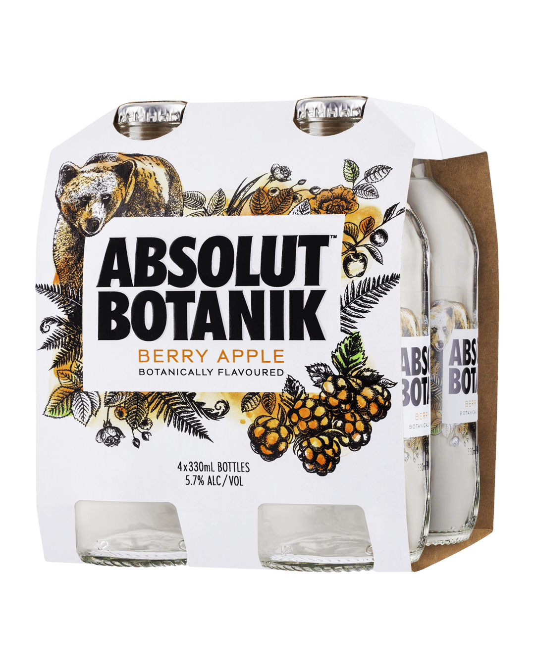 Absolut Botanik Berry Apple & Vodka 330mL