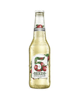 5 Seeds Lower Sugar Apple Cider Bottles 345ml  Bottle