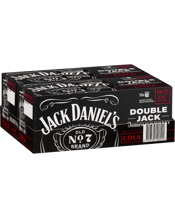 Jack Daniel's Double Jack & Cola Cans 10 Pack 375ml  2 Case