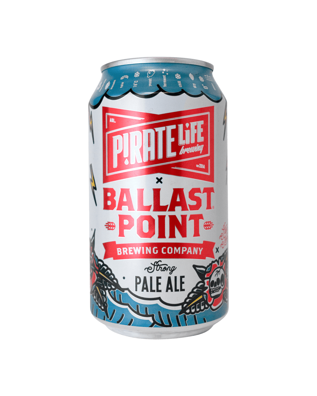 Pirate Life Brewing X Ballast Point Strong Pale Ale Cans 355mL