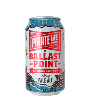Pirate Life Brewing X Ballast Point Strong Pale Ale Cans 355ml  Bottle