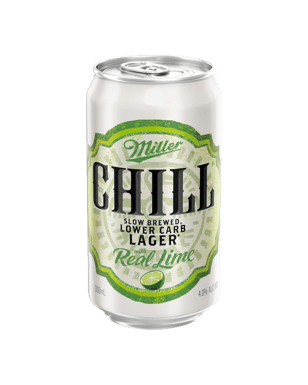 Miller Chill With Lime Lager Cans 330ml  Can