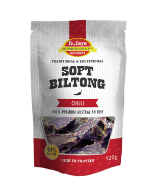 D.jay's Soft Biltong Chilli 120g  Each