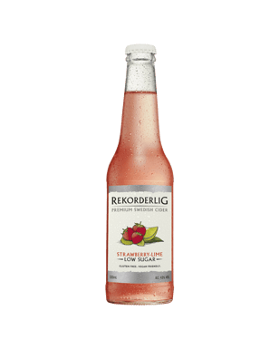 Rekorderlig Premium Strawberry & Lime Low Sugar 330ml  Bottle