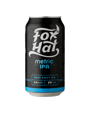 Fox Hat Metric Ipa Cans 375ml  Can