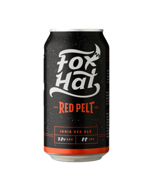 Fox Hat Red Pelt India Red Can 375ml  Can