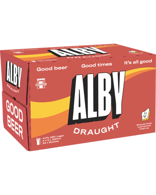 Alby Draught Bottles 330ml  Can