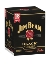 Jim Beam Black Label & Cola 18 Pack Cans 375ml  18 Can