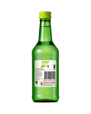 Jinro Green Grape Soju 360ml  Bottle