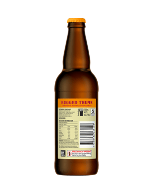 Rugged Thumb Sugar Free Ginger Beer Bottles 500ml  Bottle