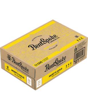 Bentspoke Mort's Gold Lager 375ml  Can