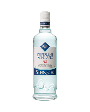 Steinbok Peppermint Schnapps  Bottle