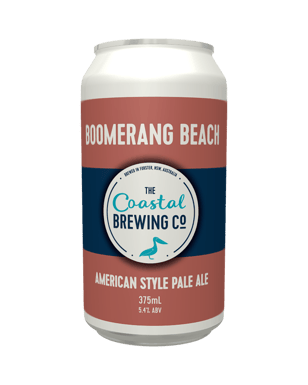 Coastal Brewing Co Boomerang Pale Ale Can 375ml  Each