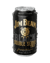 Jim Beam Black Double Serve Bourbon And Cola Cans 375ml  Can