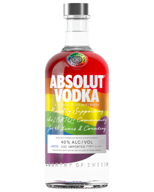 Absolut Rainbow Vodka 700ml  Bottle