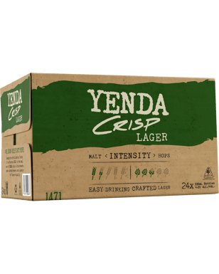 Yenda Crisp Lager Bottles 330ml  Bottle