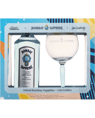 Bombay Sapphire Gin & Goblet Cocktail Twist Giftpack  Pack