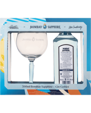 Bombay Sapphire Gin & Goblet Cocktail Twist Giftpack  Pack