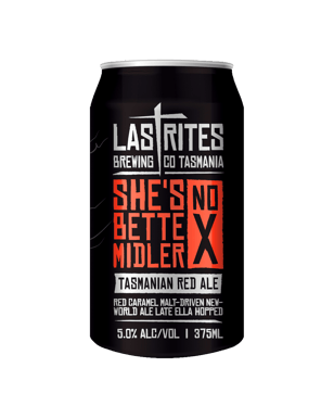 Last Rites She's No Bette Midler Red Ale 375ml  Can