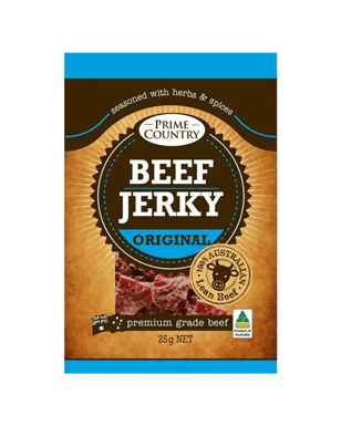 Prime Country Beef Jerky Original 25g  Each