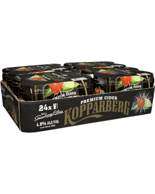 Kopparberg Strawberry & Lime Cider Cans 330ml  24 Case