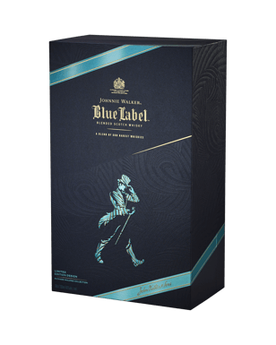 Johnnie Walker&nbsp; Blue Label Scotch Whisky & Crystal Glass Gift Pack  Bottle