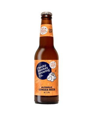 Cheeky Monkey Ginger Beer Bottles 330ml  Bottle