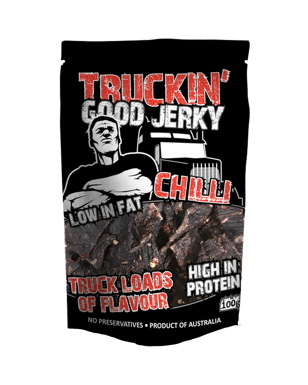 Truckin' Good Jerky Chilli 100g  Each