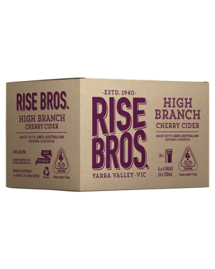 Rise Bros. High Branch Cherry Cider 330ml  Bottle