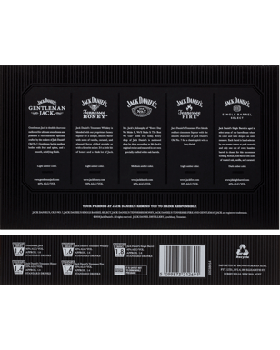 Jack Daniel's Family Of Fine Spirits Gift Pack  5 Pack