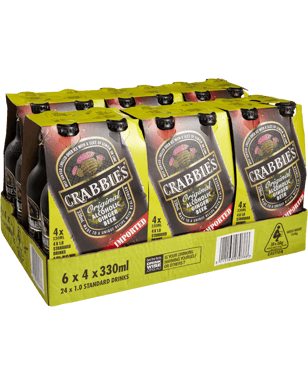 Crabbie's Alcoholic Ginger Beer 330ml  24 Case