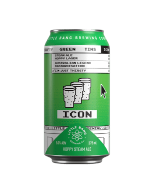 Little Bang Icon Steam Ale 375ml  Can