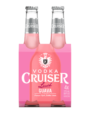 Vodka Cruiser Lush Guava Bottles 275ml  4 Pack