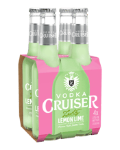 Vodka Cruiser Zesty Lemon Lime Bottles 275ml  4 Pack