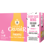 Vodka Cruiser Pure Pineapple Bottles 275ml  24 Case