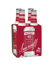 Smirnoff Ice Red Vodka Bottles 300ml  4 Pack