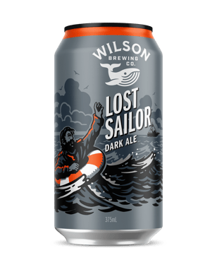Wilson Brewing Co. Lost Sailor Dark Ale 375ml  Can