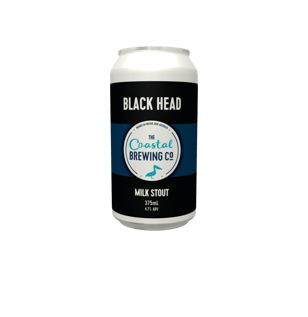 The Coastal Brewing Company Black Head Milk Stout 375ml Can  Can