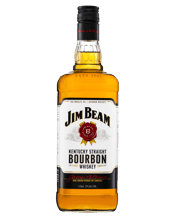 Jim Beam White Label Kentucky Straight Bourbon Whiskey 1.12  Bottle