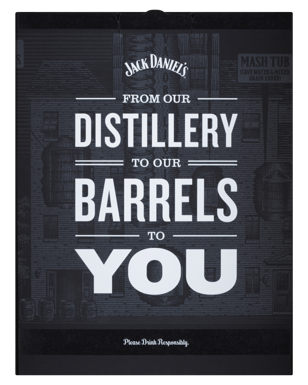 Jack Daniels Old No 7 And 2 Glass Pack 700ml  Bottle